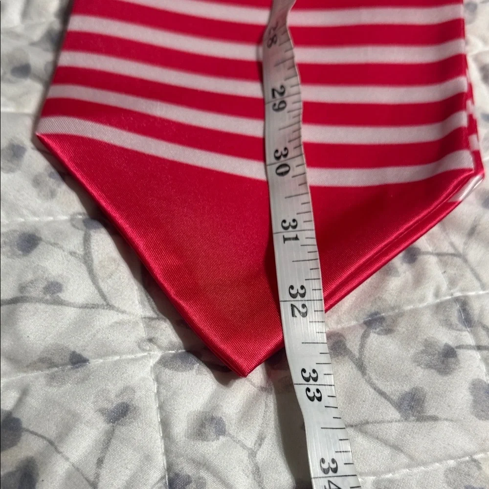 Pinkish Red and White Greek Letter Omega Psi Phi Men's Stole